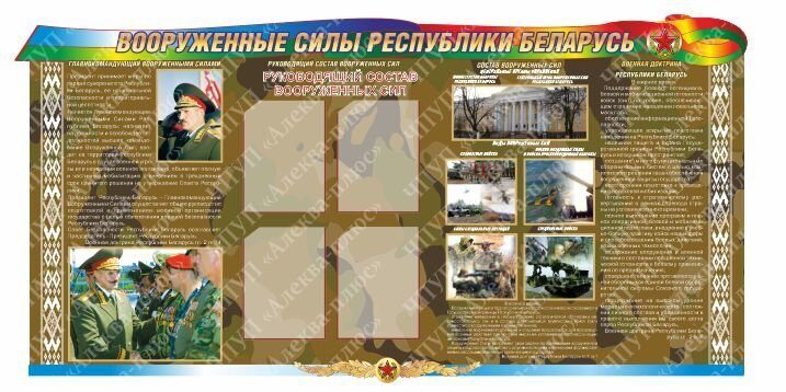 1998 Вооруженные силы Республики Беларусь, состав ВС, военная доктрина РБ