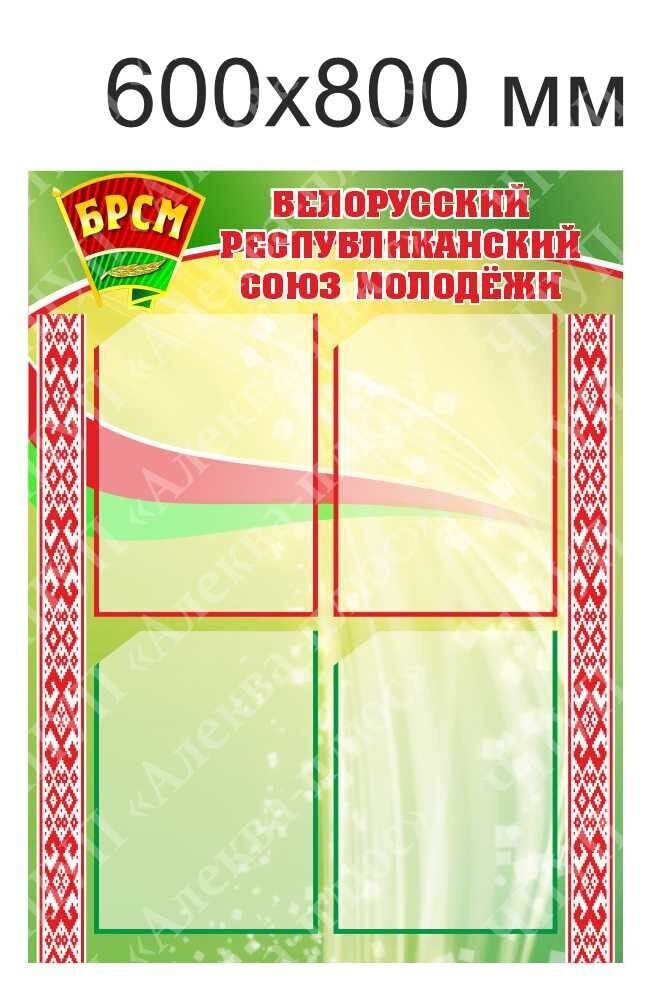 2253 Стенд информационный БРСМ, Беларусь