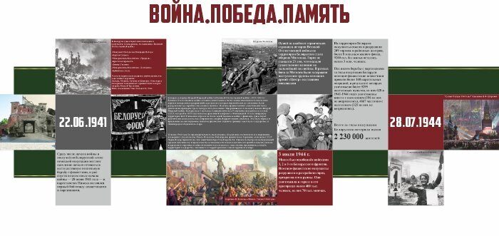 1707 Военная подготовка, ВОВ, освобождение Беларуси, Беларусь в годы войны