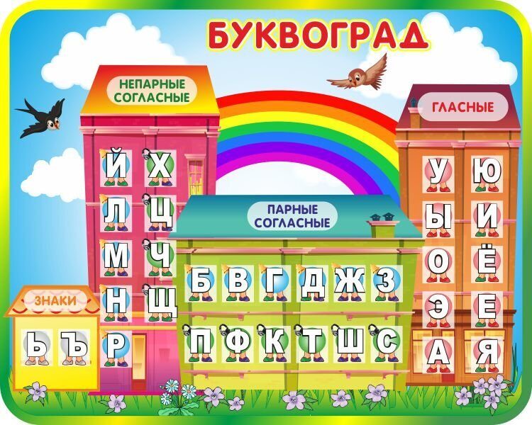 1146 Буквоград, звуки и буквы