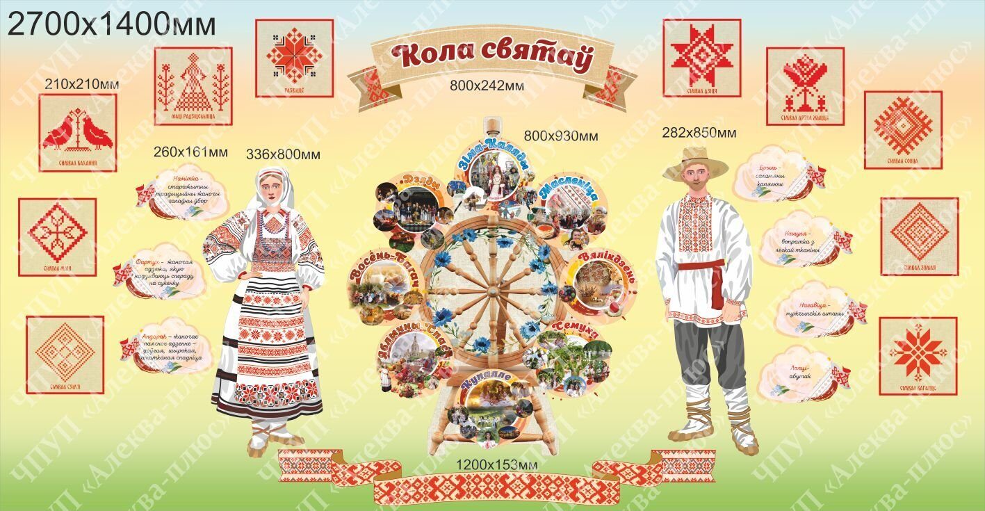 1898 Беларусь , белорусские праздники и символы , костюмы , символы белорусского орнамента