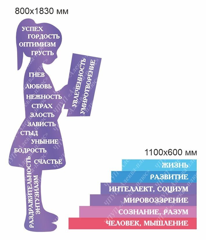 5009 Оформление кабинета психолога, оформление стен